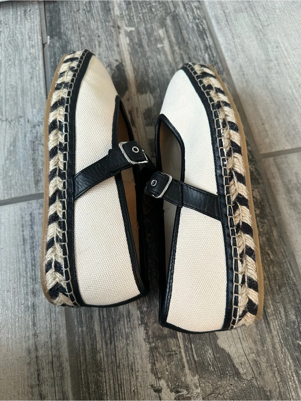 NEW Madewell Remy Mary Jane Espadrille  Size 7